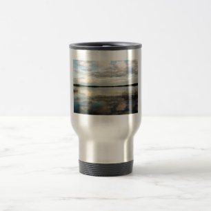 Taza De Viaje Reflexión sobre el lago de Finlandia