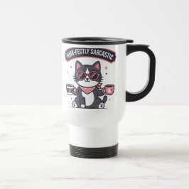 Taza De Viaje Regalo de bandana para gatos frescos sarcásticos a