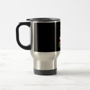 Taza De Viaje Regalo de cerdo de Guinea   Cerdo navideño