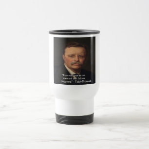 Taza De Viaje Regalo de cita de sabiduría "Pies en tierra" de Te