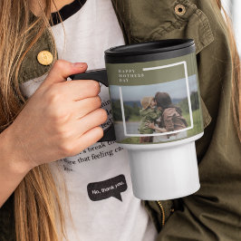 Taza De Viaje Regalo de Día de la Madre fotográfico personalizad