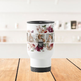 Taza De Viaje Regalo de flores coloridas de fotografía de moda d