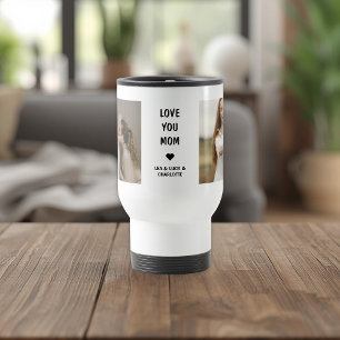 Taza De Viaje Regalo de Foto Personalizado Moderno para Mamá
