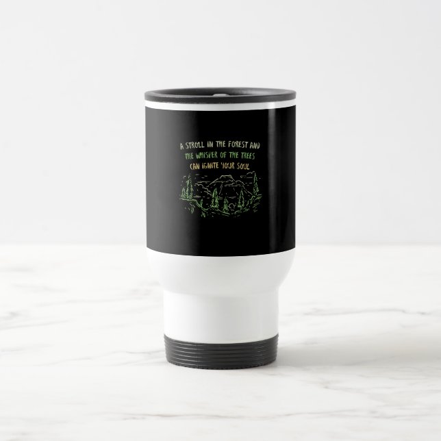 Taza De Viaje Regalo de las montañas de camping (Centro)