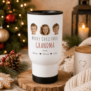 Taza De Viaje Regalo de Navidad personalizado para abuela 3 foto