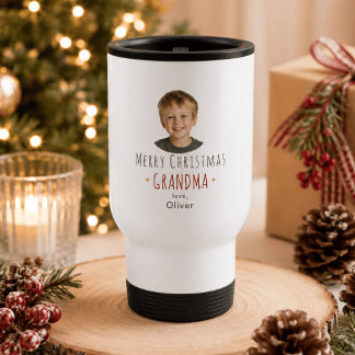 Taza De Viaje Regalo de Navidad personalizado para abuela, tumbl