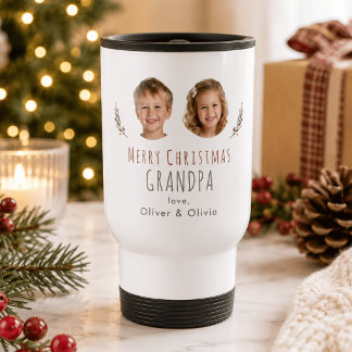 Taza De Viaje Regalo de Navidad personalizado para abuelo, tumbl