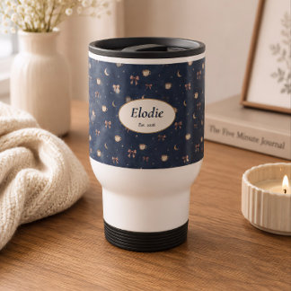 Taza De Viaje Regalo de nombre personalizado Celestial Cottageco