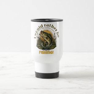 Taza De Viaje Regalo de pesca de lubina   Pesca de lubina de boc