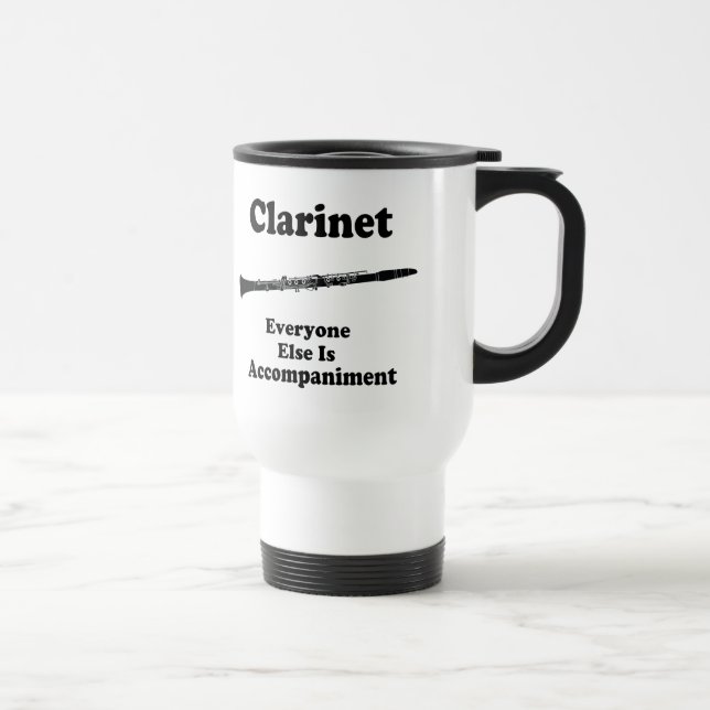 Taza De Viaje Regalo del Clarinet (Derecha)