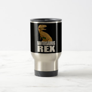 Taza De Viaje Regalo del comerciante de la burla de Bantersaurus