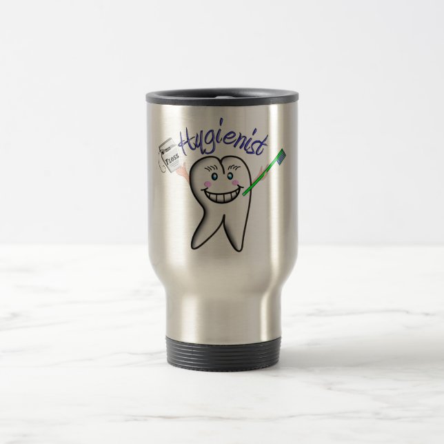 Taza De Viaje Regalo del higienista dental (Centro)