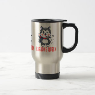 Taza De Viaje Regalo Divertido de Karaoke para Amantes de Perros
