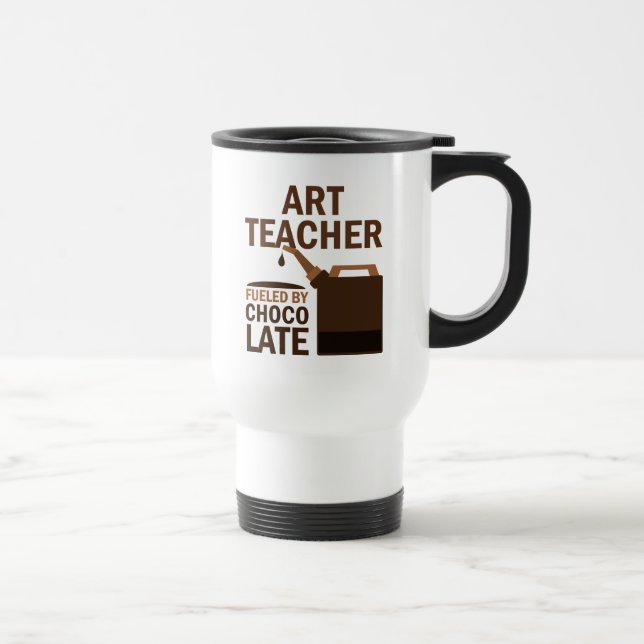 Taza De Viaje Regalo (divertido) del profesor de arte (Derecha)