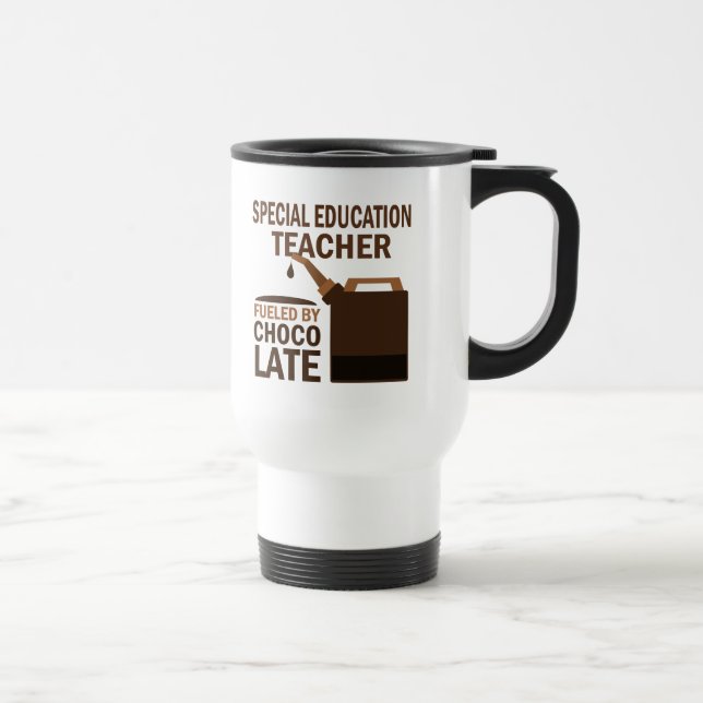 Taza De Viaje Regalo (divertido) del profesor de la educación (Derecha)