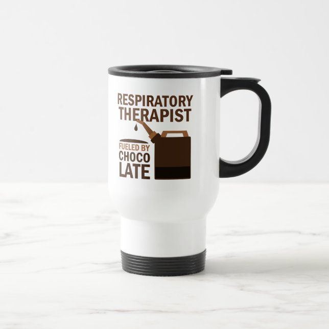 Taza De Viaje Regalo (divertido) del terapeuta respiratorio (Derecha)