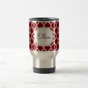 Taza De Viaje Regalo elegante para damas de honor con patrón mar