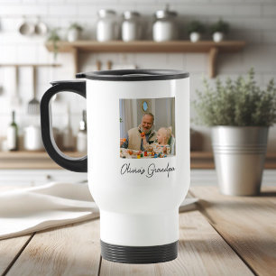 Taza De Viaje Regalo fotográfico personalizado del abuelo