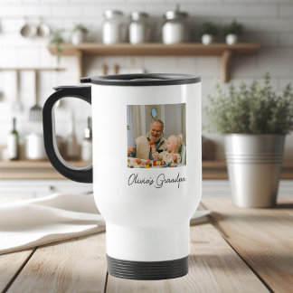 Taza De Viaje Regalo fotográfico personalizado del abuelo