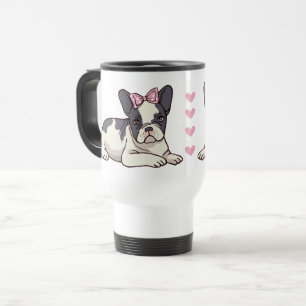 Taza De Viaje Regalo para amante de cachorros Bulldog Francés