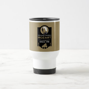Taza De Viaje Regalo para amante de la música de Mozart