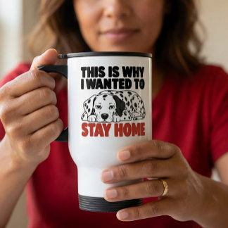 Taza De Viaje Regalo para Amante de Perros Dálmata Antisocial y 