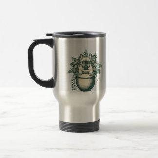 Taza De Viaje Regalo para amante de plantas con Bulldog Francés