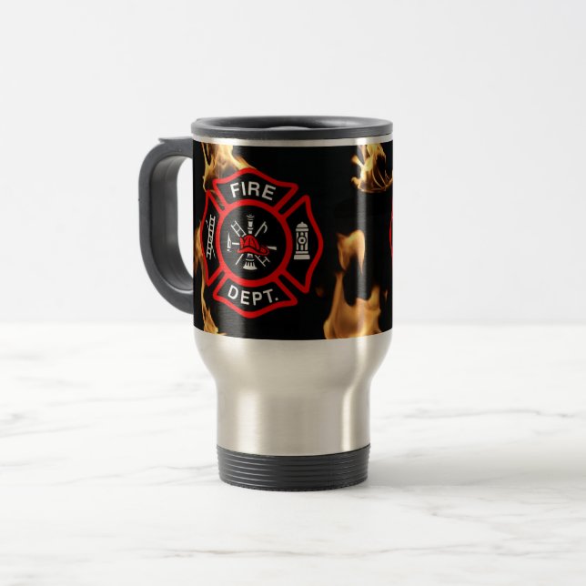 Taza De Viaje Regalo para el viaje del escudo del cuerpo de (Anverso izquierdo)