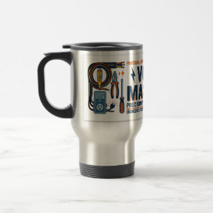 Taza De Viaje Regalo para electricistas Volt Master