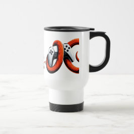 Taza De Viaje Regalo para novio jugador con control de serpiente