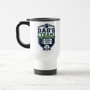 Taza De Viaje Regalo personalizado de fútbol para el Día del Pad