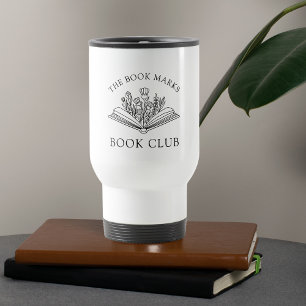 Taza De Viaje Regalo Personalizado Nombre del Club de Lectura