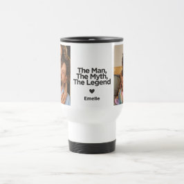 Taza De Viaje Regalo personalizado para papá con cita simple y d