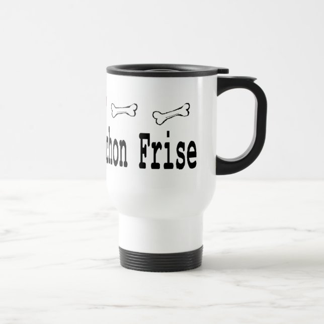 Taza De Viaje Regalos de Bichon Frise (Derecha)
