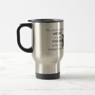 Taza De Viaje Regalos de chistes de policías