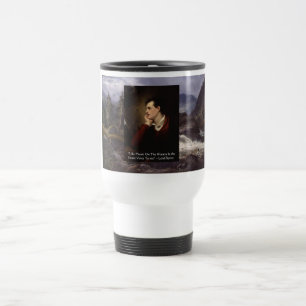 Taza De Viaje Regalos de citas de amor de Lord Byron "Dulce Voz"
