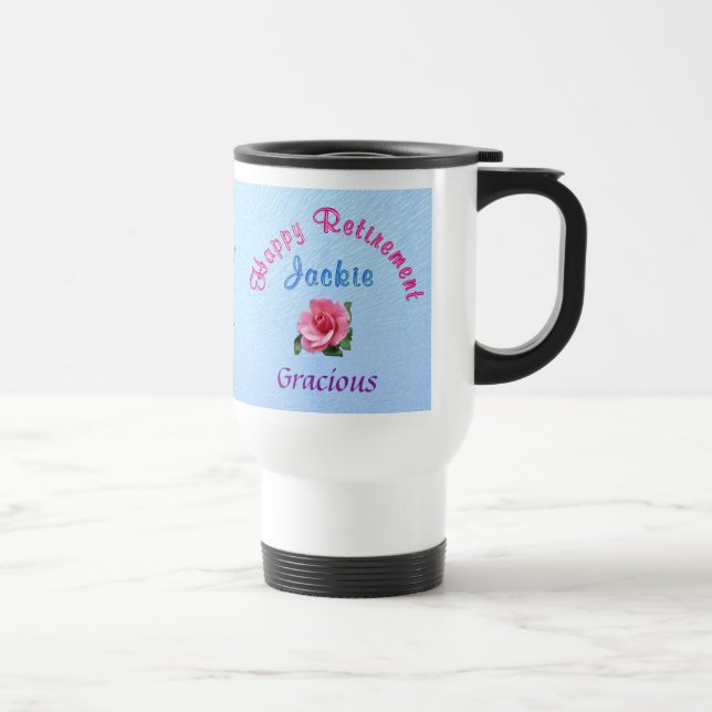 Taza De Viaje Regalos de encargo del retiro para la llamada (Derecha)