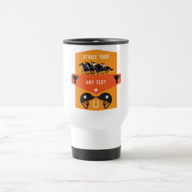 Taza De Viaje Regalos de eventos de equitación (Centro)