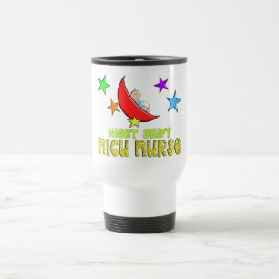 Taza De Viaje Regalos de la ENFERMERA del turno de noche NICU