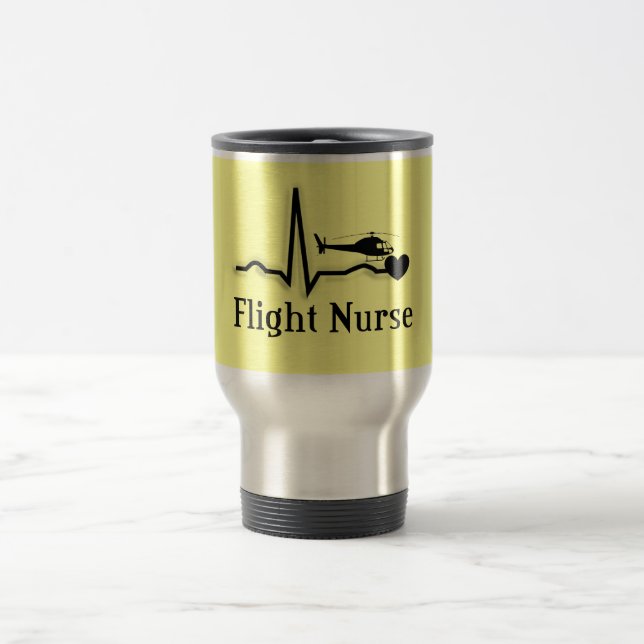Taza De Viaje Regalos de la enfermera del vuelo (Centro)