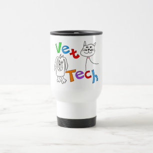 Taza De Viaje Regalos de la tecnología del veterinario, técnico