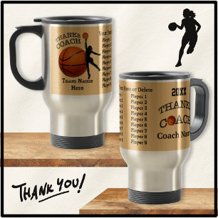 Taza De Viaje Regalos de los NOMBRES de todo el jugador para el