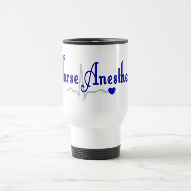 Taza De Viaje Regalos del Anesthetist de la enfermera (Centro)