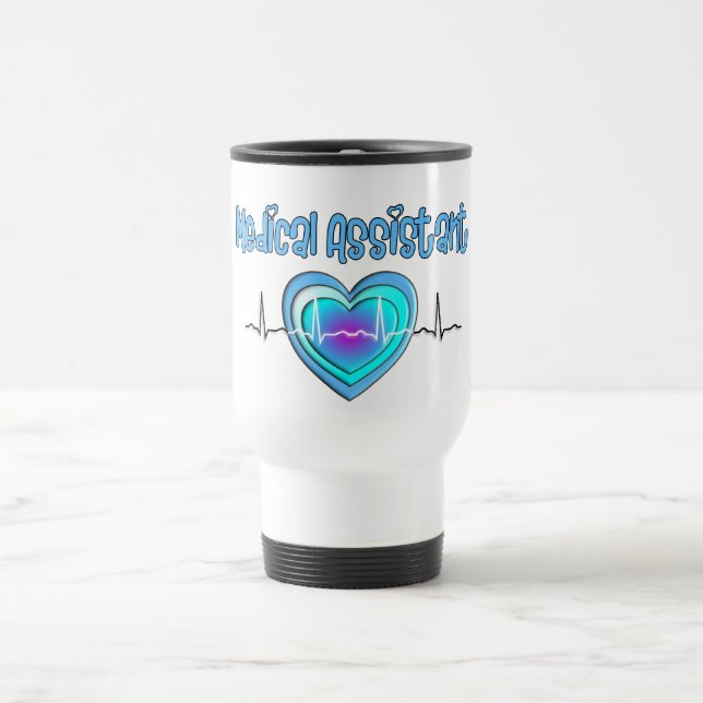 Taza De Viaje Regalos del auxiliar médico (Centro)