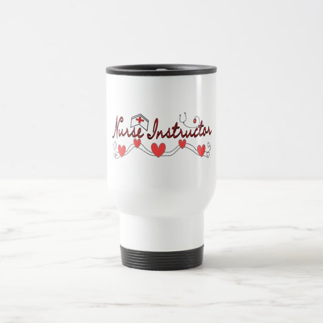 Taza De Viaje Regalos del instructor de la enfermera (Centro)