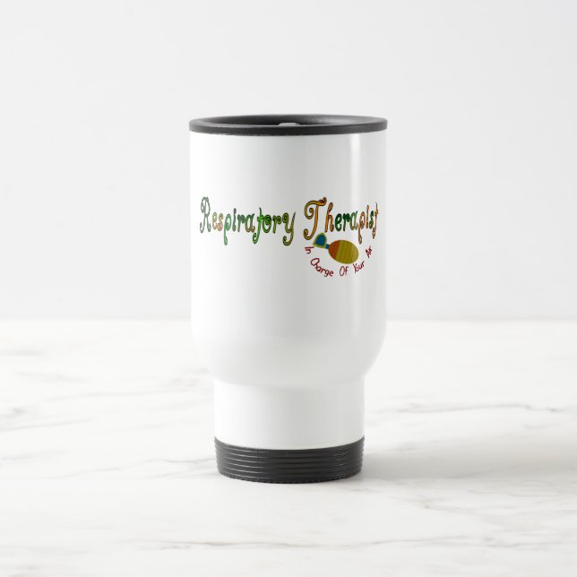 Taza De Viaje Regalos del terapeuta respiratorio (Centro)