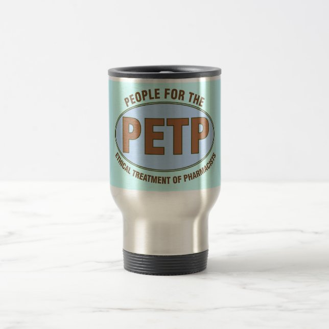 Taza De Viaje Regalos divertidos "PETP único" Deisgn del (Centro)