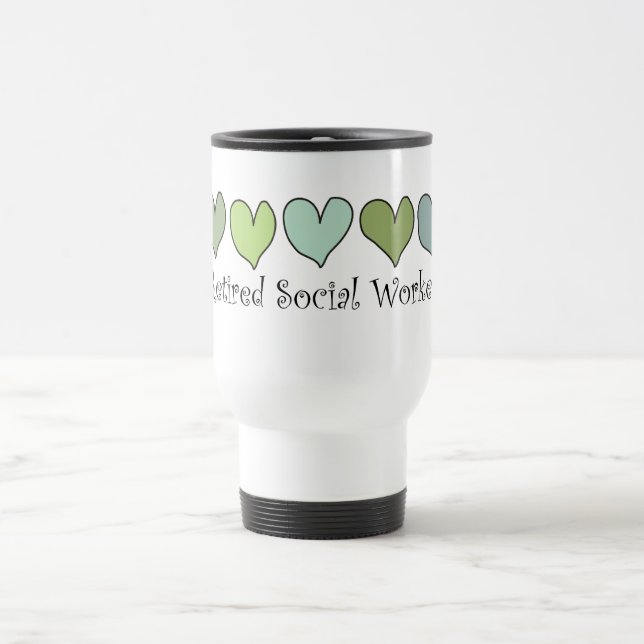 Taza De Viaje Regalos jubilados del asistente social (Centro)