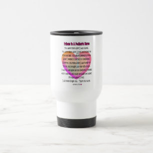 Taza De Viaje Regalos pediátricos del poema de la enfermera