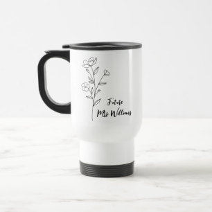 Taza De Viaje Regalos personalizados de Sra. para la futura novi